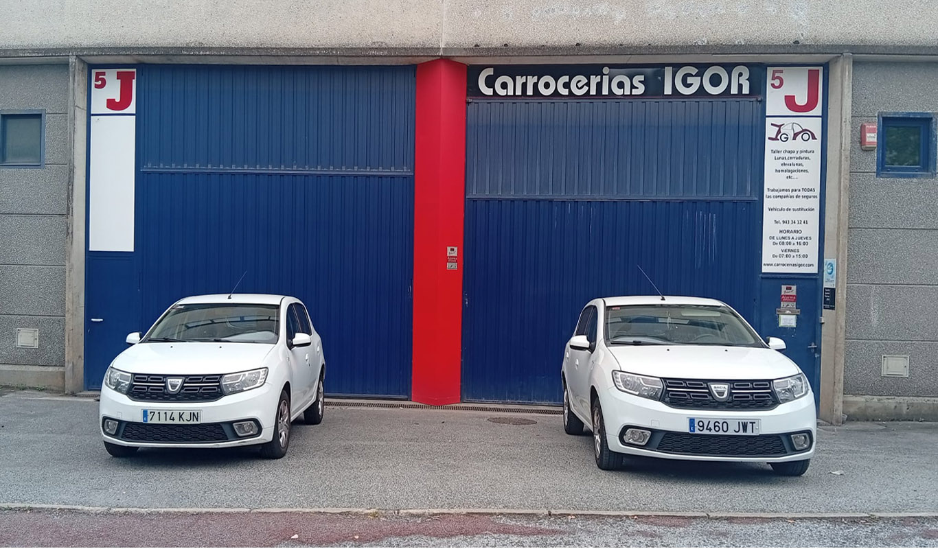 Instalaciones del taller en Errenteria